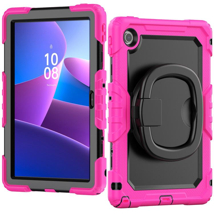 For Lenovo Tab 10.1 TB-311XU/FU D Type Silicone Hybrid PC Tablet Case with Handle Holder