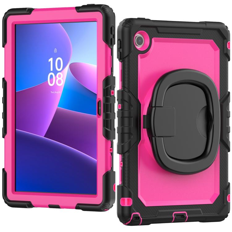For Lenovo Tab 10.1 TB-311XU/FU D Type Silicone Hybrid PC Tablet Case with Handle Holder