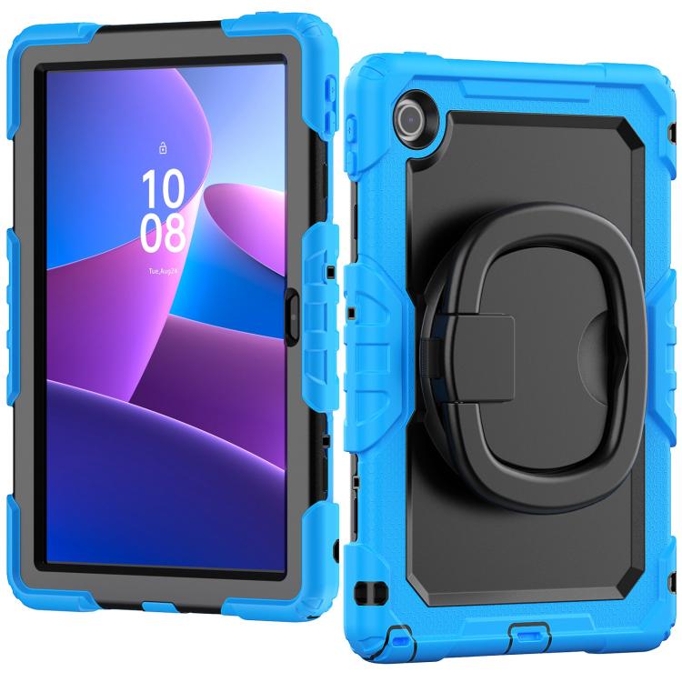 For Lenovo Tab 10.1 TB-311XU/FU D Type Silicone Hybrid PC Tablet Case with Handle Holder