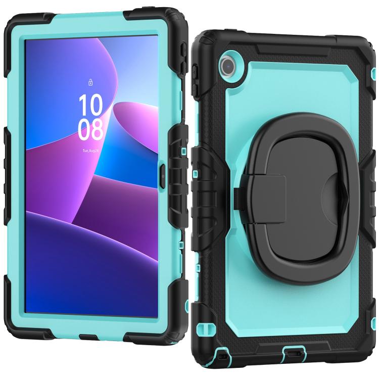 For Lenovo Tab 10.1 TB-311XU/FU D Type Silicone Hybrid PC Tablet Case with Handle Holder
