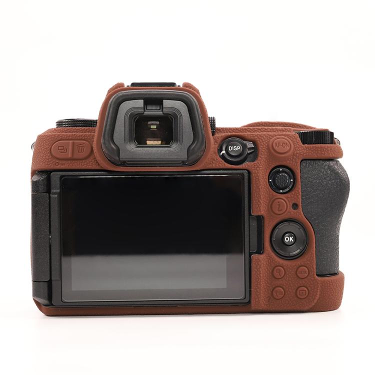 For Nikon Z6III Litchi Texture Soft Silicone Protective Case