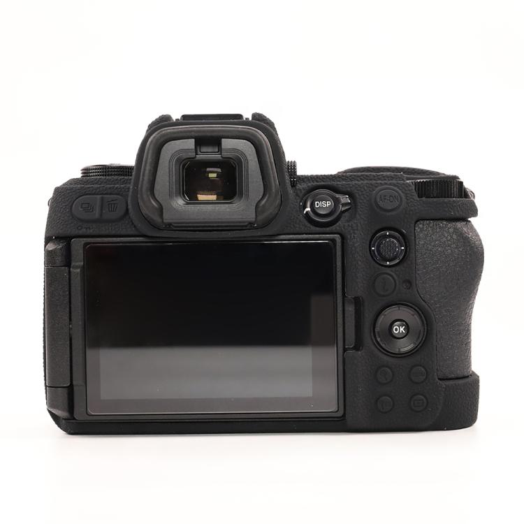 For Nikon Z6III Litchi Texture Soft Silicone Protective Case