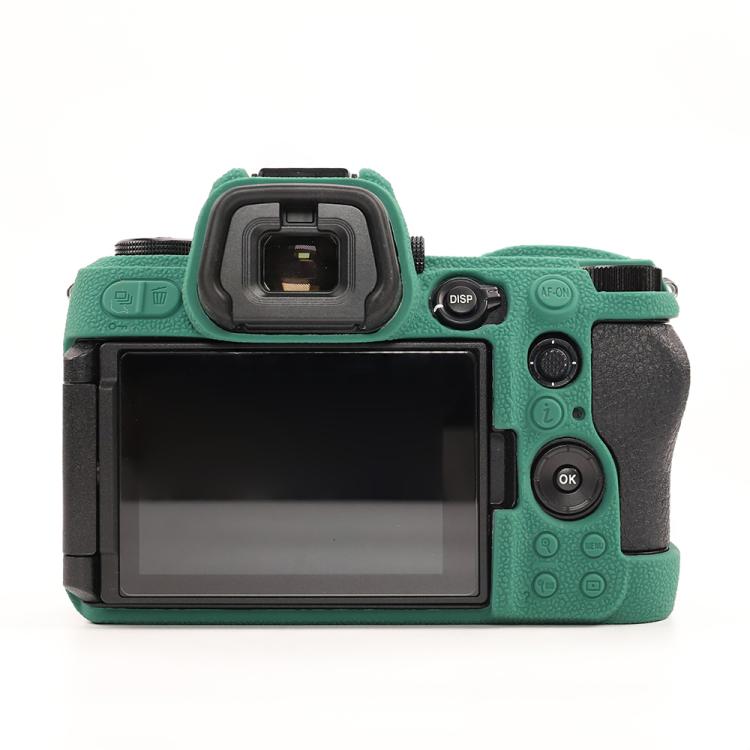 For Nikon Z6III Litchi Texture Soft Silicone Protective Case