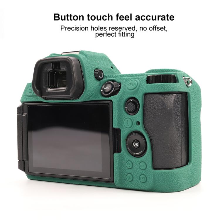 For Nikon Z6III Litchi Texture Soft Silicone Protective Case