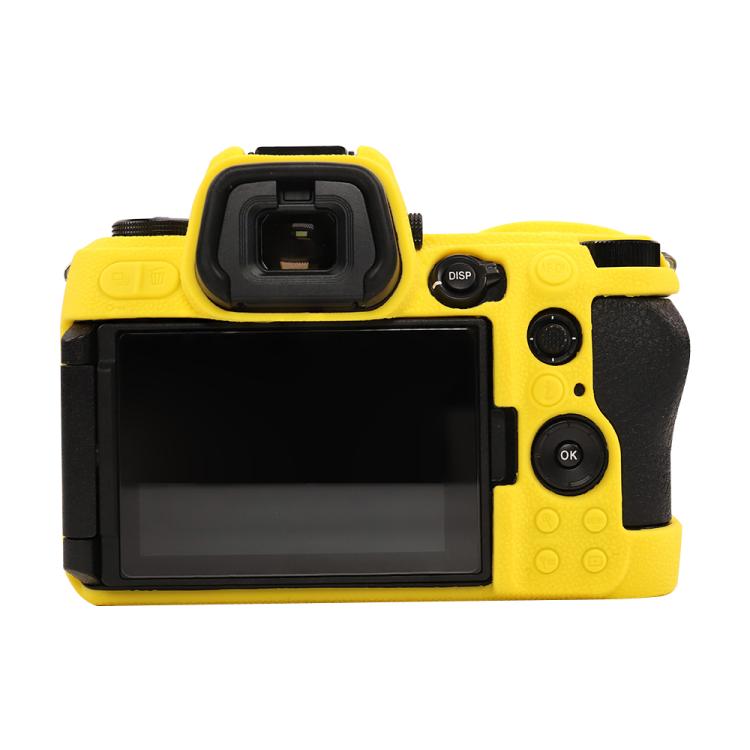 For Nikon Z6III Litchi Texture Soft Silicone Protective Case