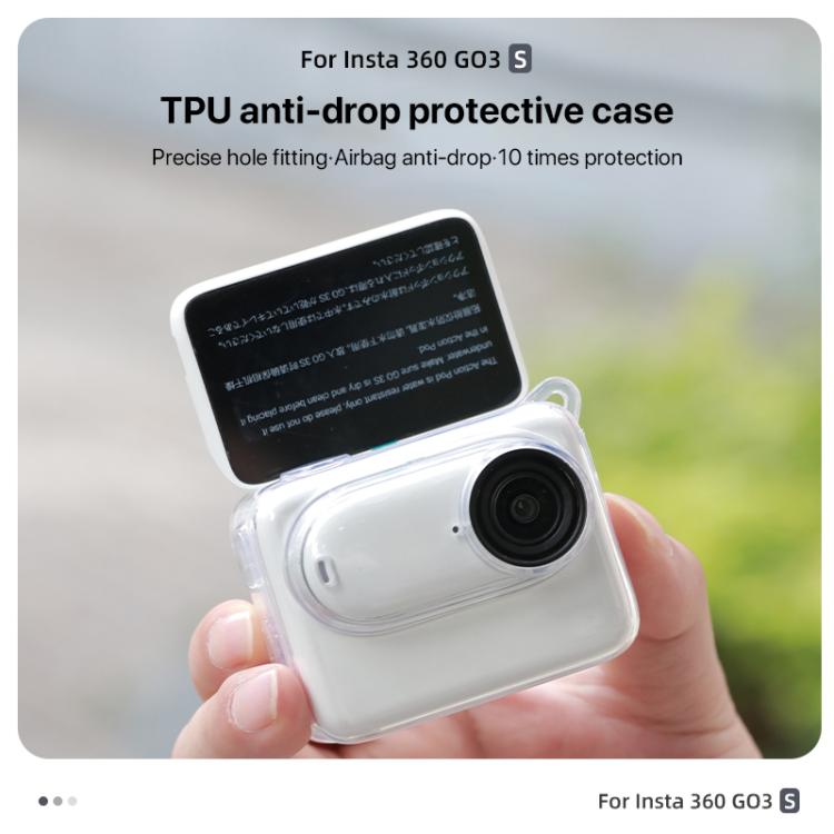 For Insta360 GO 3S Body Soft TPU Protective Case with Lens Cover