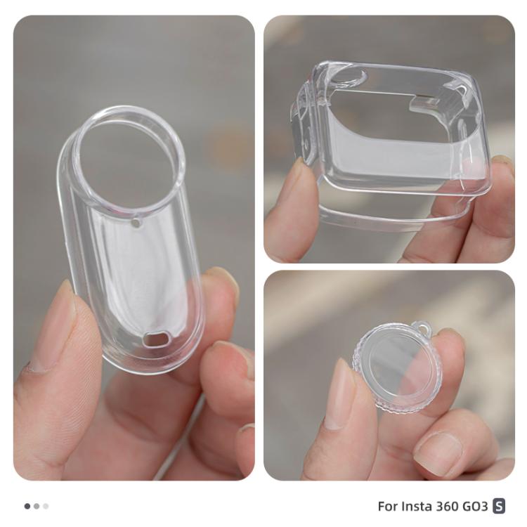 For Insta360 GO 3S Body Soft TPU Protective Case with Lens Cover