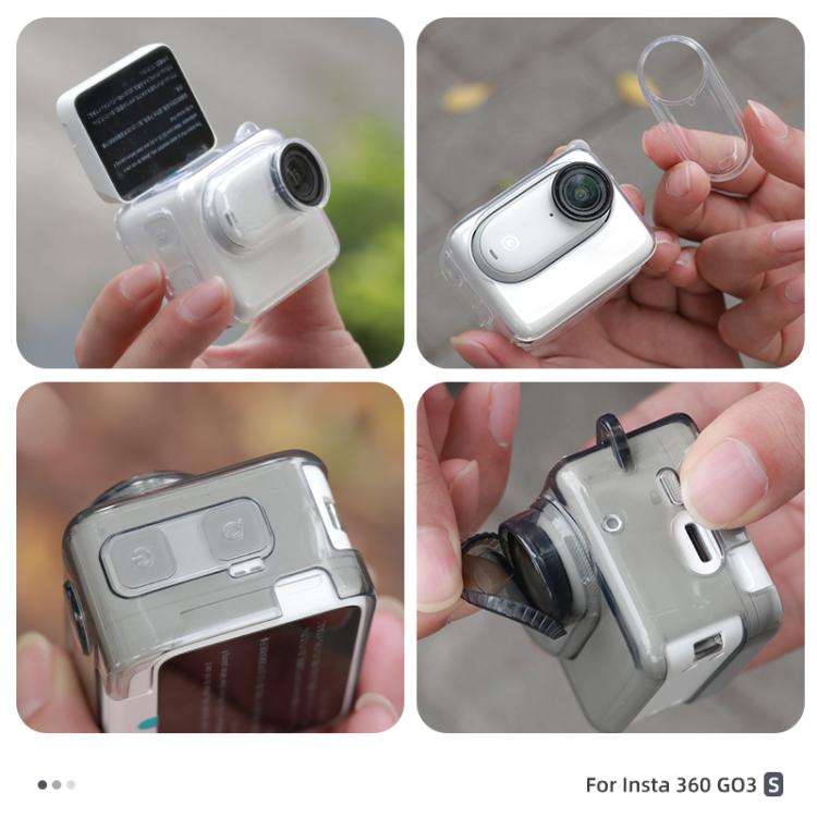 For Insta360 GO 3S Body Soft TPU Protective Case with Lens Cover