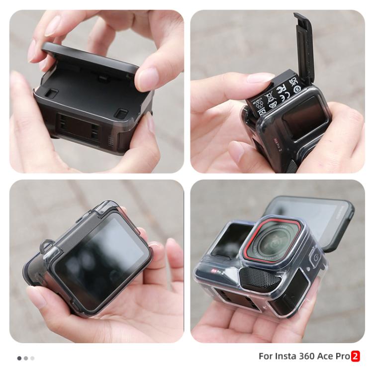 For Insta360 Ace / Ace Pro / Pro 2 Body Soft TPU Protective Case with Lens Cover