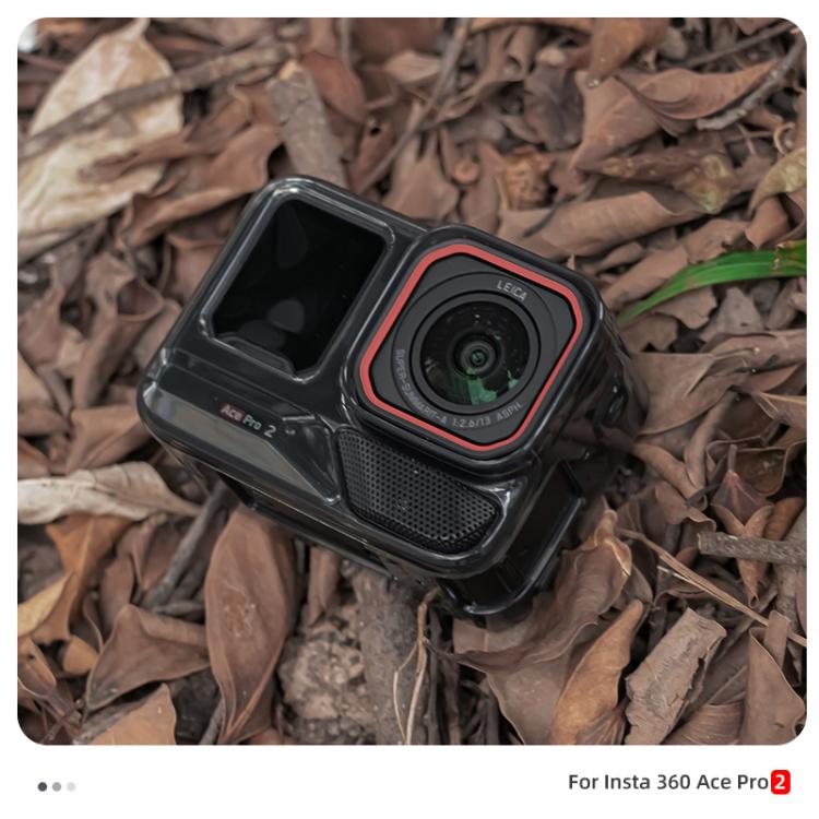 For Insta360 Ace / Ace Pro / Pro 2 Body Soft TPU Protective Case with Lens Cover