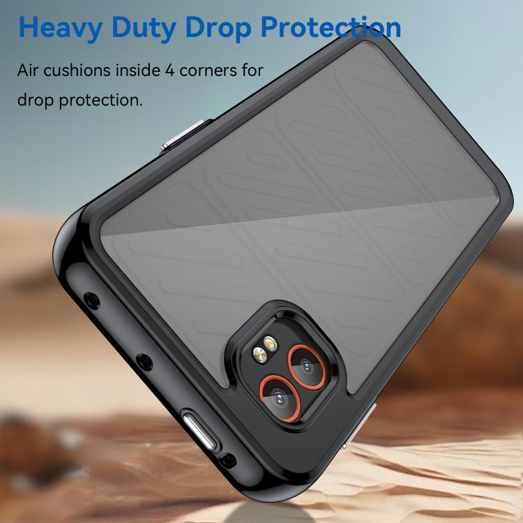 For Samsung Galaxy Xcover 7 Pro Colorful Series Acrylic Hybrid TPU Phone Case