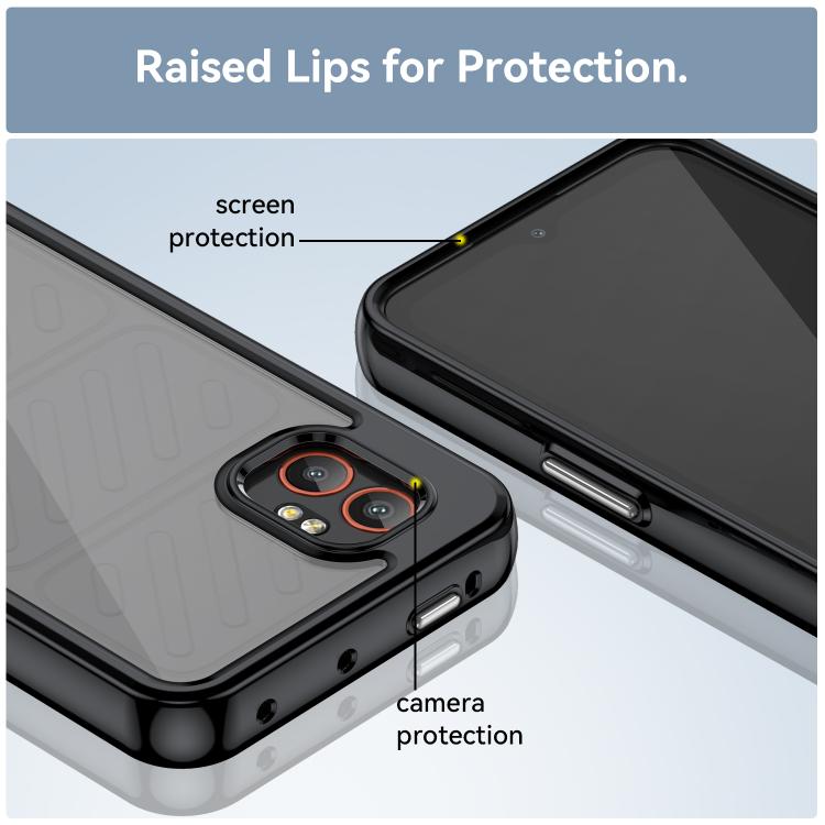 For Samsung Galaxy Xcover 7 Pro Colorful Series Acrylic Hybrid TPU Phone Case