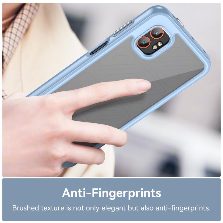 For Samsung Galaxy Xcover 7 Pro Colorful Series Acrylic Hybrid TPU Phone Case