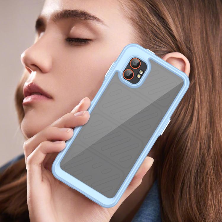 For Samsung Galaxy Xcover 7 Pro Colorful Series Acrylic Hybrid TPU Phone Case