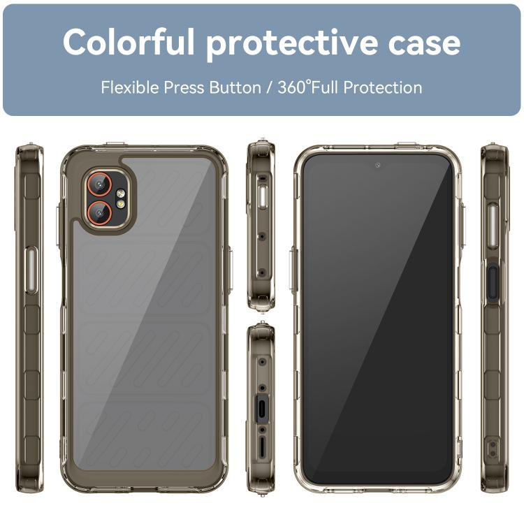 For Samsung Galaxy Xcover 7 Pro Colorful Series Acrylic Hybrid TPU Phone Case