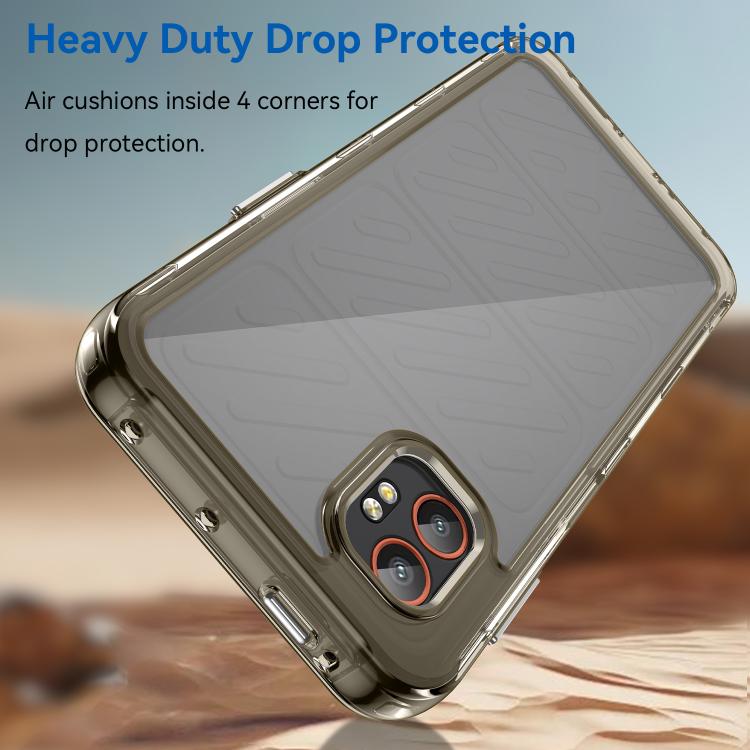 For Samsung Galaxy Xcover 7 Pro Colorful Series Acrylic Hybrid TPU Phone Case