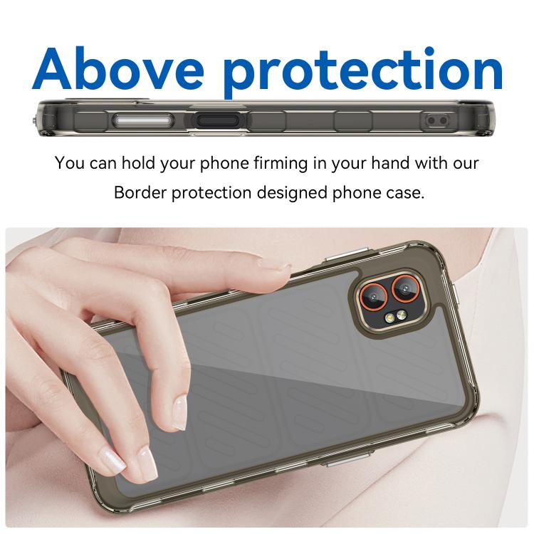 For Samsung Galaxy Xcover 7 Pro Colorful Series Acrylic Hybrid TPU Phone Case