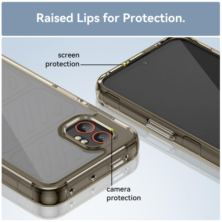 For Samsung Galaxy Xcover 7 Pro Colorful Series Acrylic Hybrid TPU Phone Case