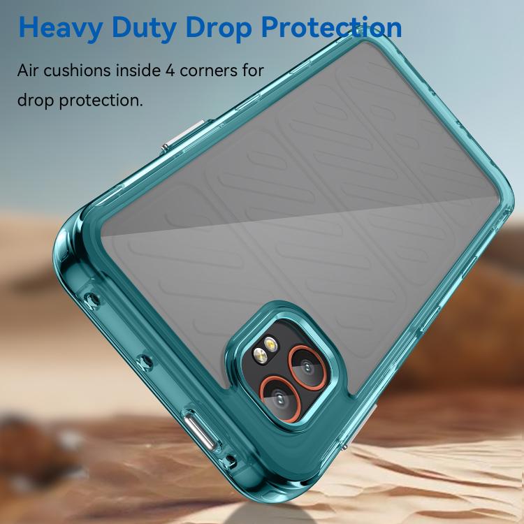 For Samsung Galaxy Xcover 7 Pro Colorful Series Acrylic Hybrid TPU Phone Case