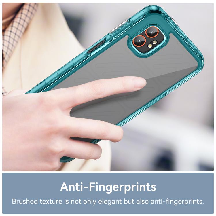 For Samsung Galaxy Xcover 7 Pro Colorful Series Acrylic Hybrid TPU Phone Case