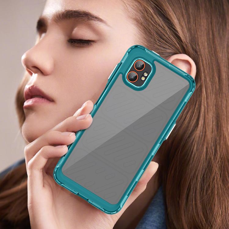 For Samsung Galaxy Xcover 7 Pro Colorful Series Acrylic Hybrid TPU Phone Case