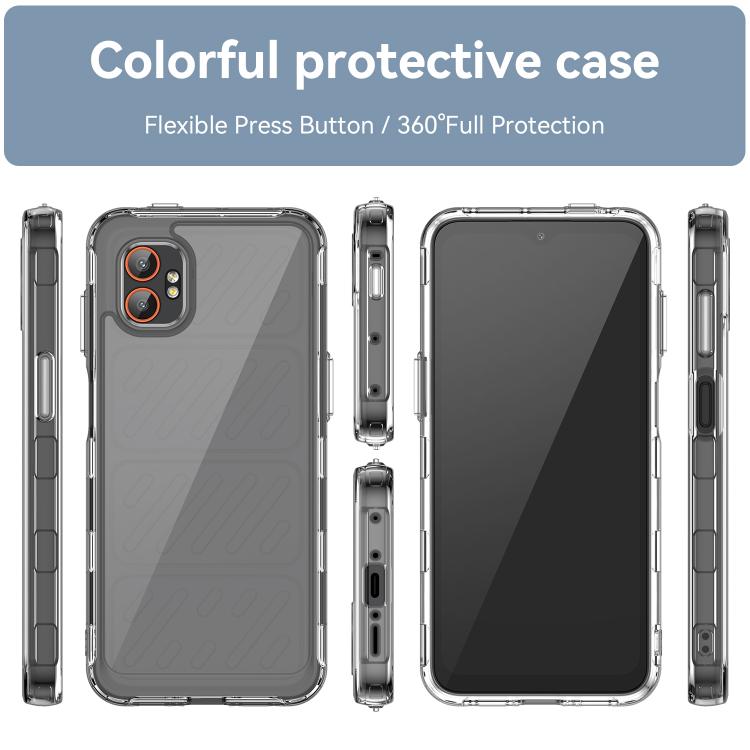 For Samsung Galaxy Xcover 7 Pro Colorful Series Acrylic Hybrid TPU Phone Case
