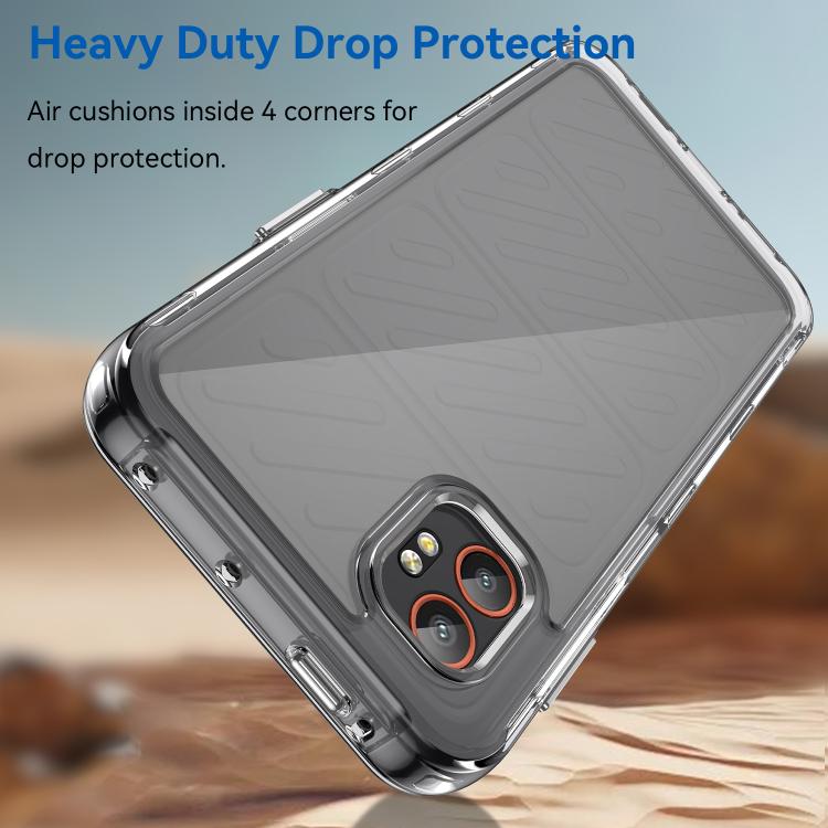 For Samsung Galaxy Xcover 7 Pro Colorful Series Acrylic Hybrid TPU Phone Case