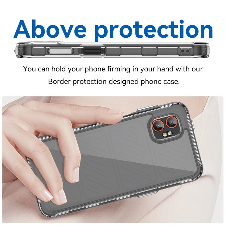 For Samsung Galaxy Xcover 7 Pro Colorful Series Acrylic Hybrid TPU Phone Case
