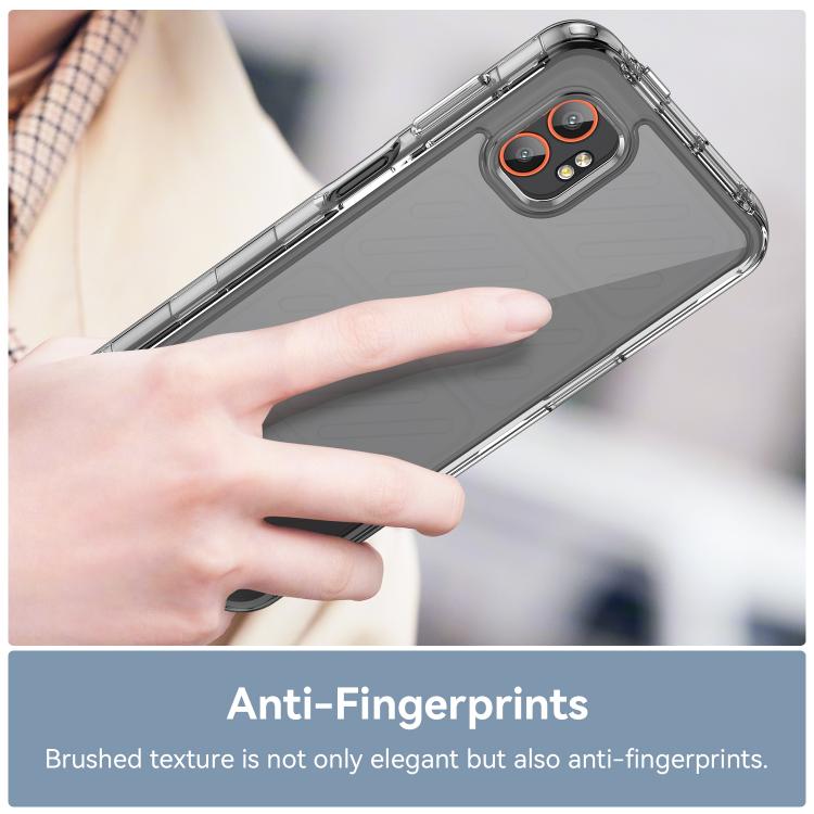 For Samsung Galaxy Xcover 7 Pro Colorful Series Acrylic Hybrid TPU Phone Case