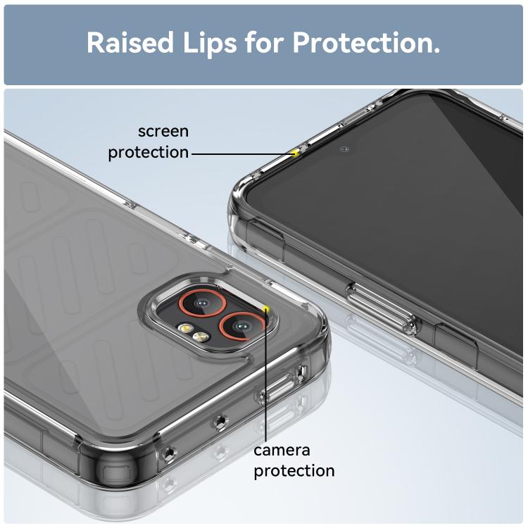 For Samsung Galaxy Xcover 7 Pro Colorful Series Acrylic Hybrid TPU Phone Case