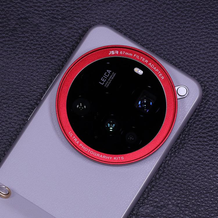 For Xiaomi 15 Ultra Gilded Gray JSR Aluminum Camera Lens Adapter Ring for Phone Case