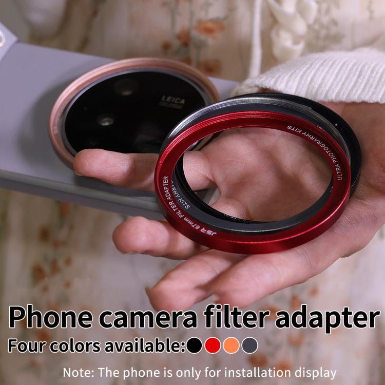 For Xiaomi 15 Ultra Gilded Gray JSR Aluminum Camera Lens Adapter Ring for Phone Case
