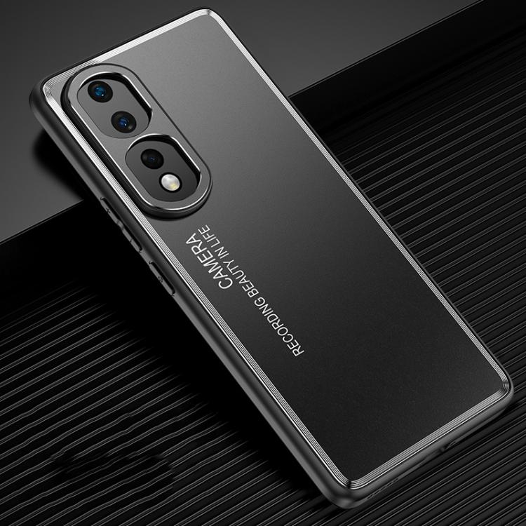 For Honor 80 Pro Flat Frosted Metal Phone Case
