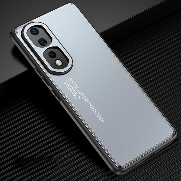 For Honor 80 Pro Flat Frosted Metal Phone Case