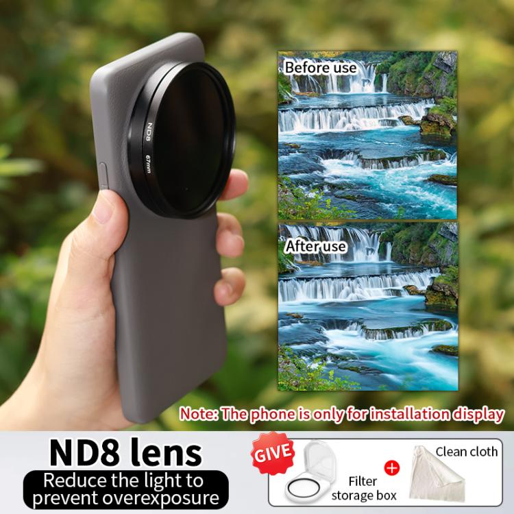 For Xiaomi 15 Ultra JSR Phone Lens Filter, Filter:ND8