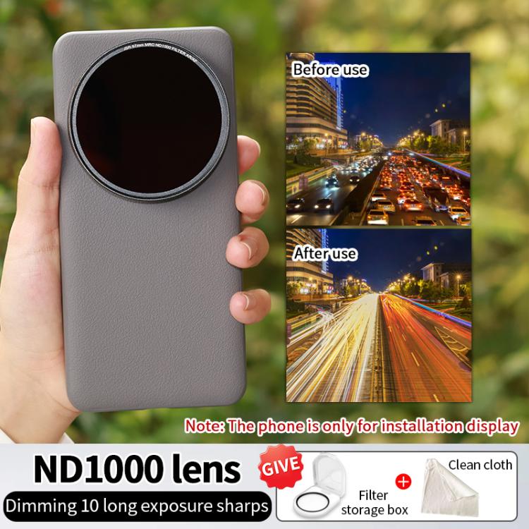 For Xiaomi 15 Ultra JSR Phone Lens Filter, Filter:ND1000