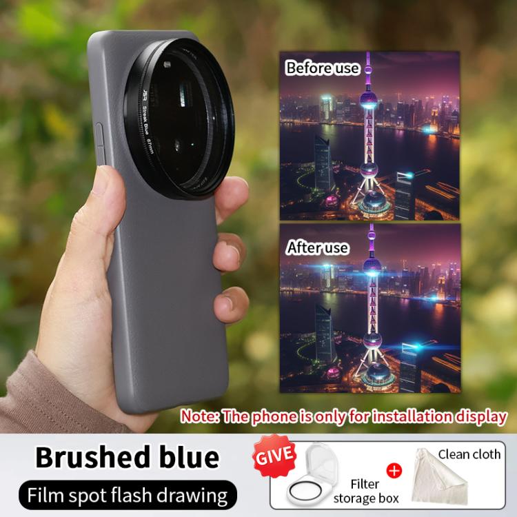 For Xiaomi 15 Ultra JSR Phone Lens Filter, Filter:Streak Drawing Blue