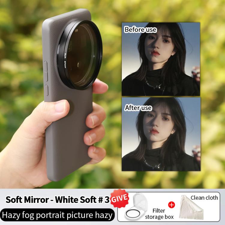 For Xiaomi 15 Ultra JSR Phone Lens Filter, Filter:White Mist Filter NO.3