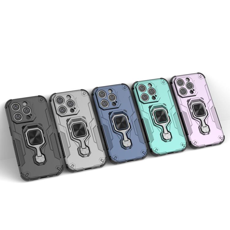 For iPhone 14 Pro Metal Kickstand TPU Hybrid PC Phone Case