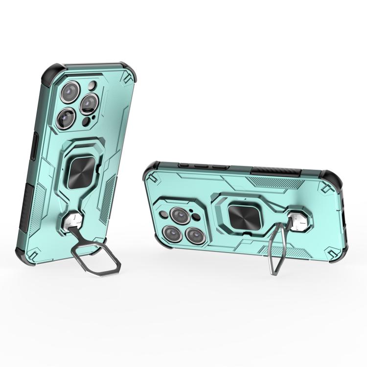 For iPhone 14 Pro Metal Kickstand TPU Hybrid PC Phone Case