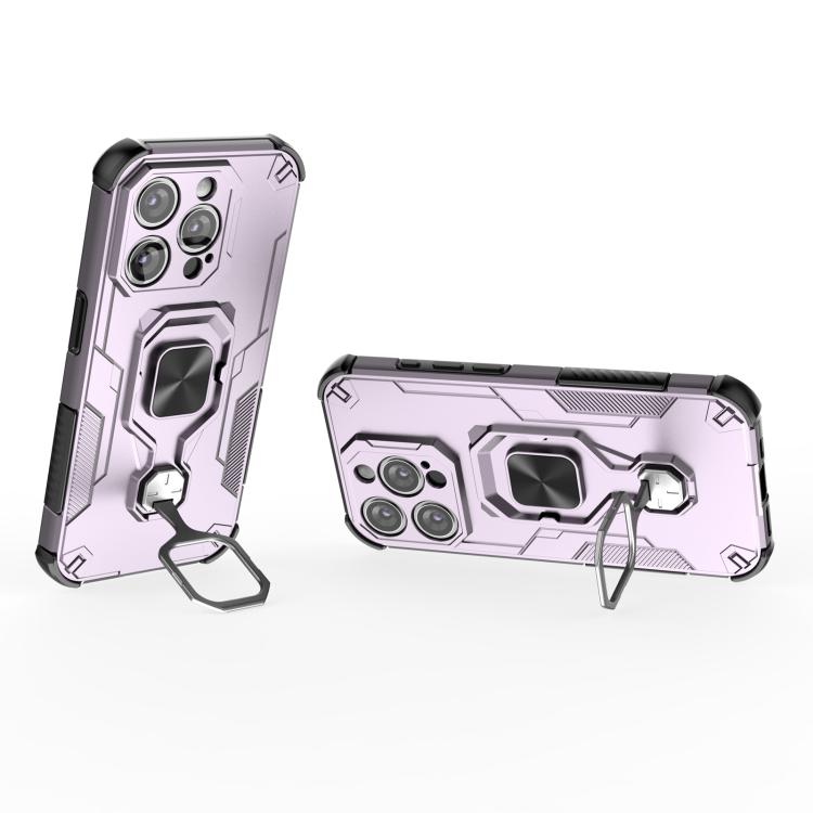 For iPhone 14 Pro Metal Kickstand TPU Hybrid PC Phone Case