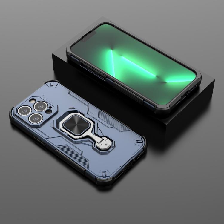 For iPhone 13 Pro Metal Kickstand TPU Hybrid PC Phone Case