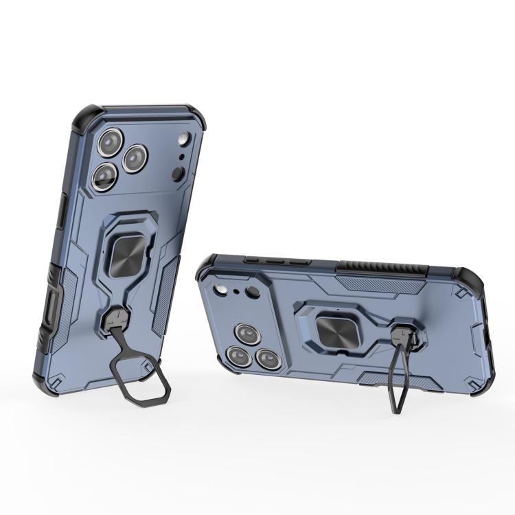 For iPhone 17 Pro Max Metal Kickstand TPU Hybrid PC Phone Case