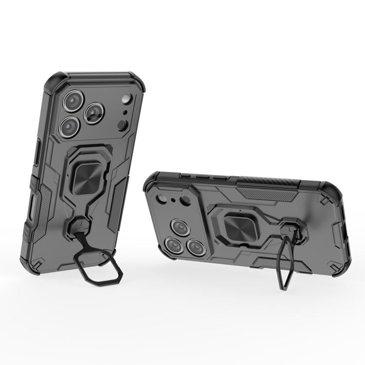 For iPhone 17 Pro Metal Kickstand TPU Hybrid PC Phone Case