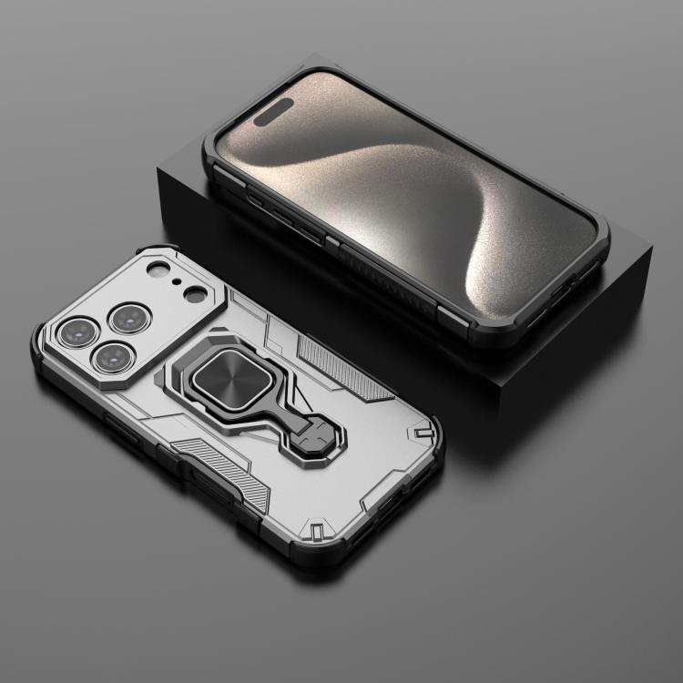 For iPhone 17 Pro Metal Kickstand TPU Hybrid PC Phone Case