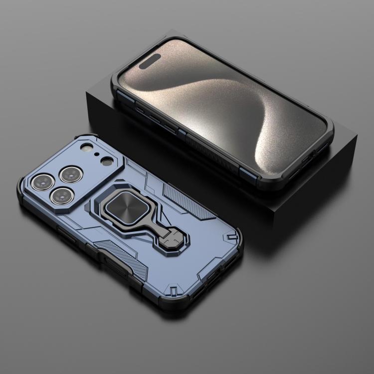 For iPhone 17 Pro Metal Kickstand TPU Hybrid PC Phone Case