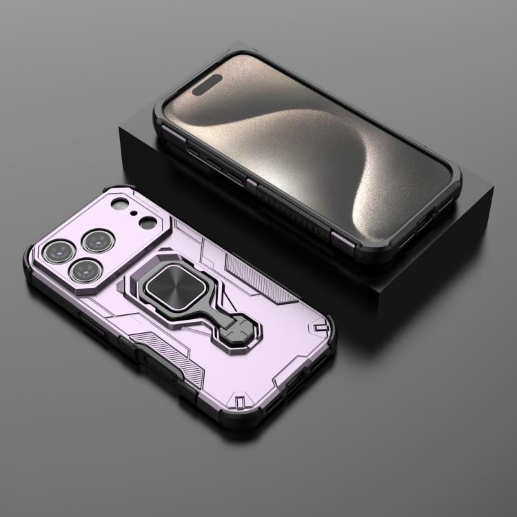 For iPhone 17 Pro Metal Kickstand TPU Hybrid PC Phone Case