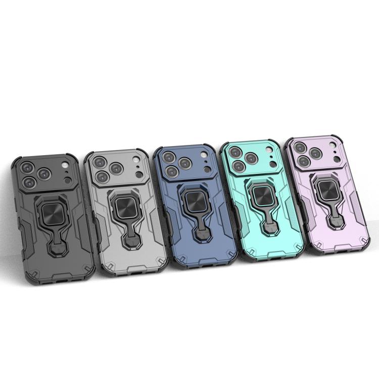 For iPhone 17 Pro Metal Kickstand TPU Hybrid PC Phone Case