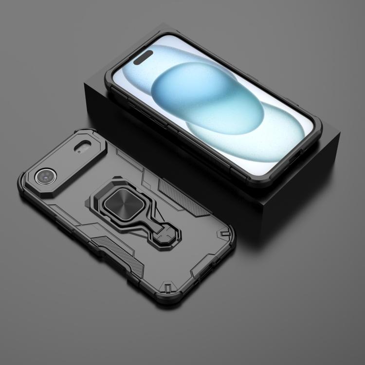 For iPhone Air Metal Kickstand TPU Hybrid PC Phone Case