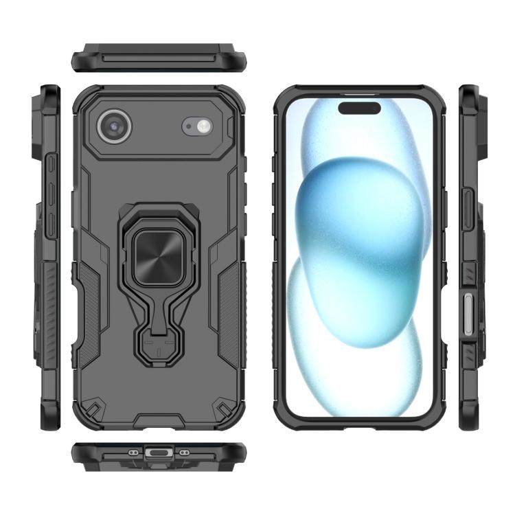 For iPhone Air Metal Kickstand TPU Hybrid PC Phone Case